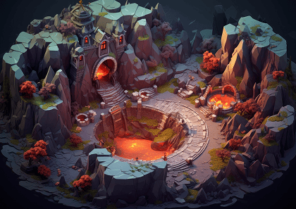 Fantasy game scene